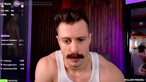 William Miguel online show from March 23, 2:38 am