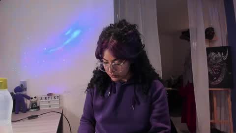 Snapshot of witchofhearts chatting on February 17, 4:20 am Luna Violeta A r t i s t online show from February 17, 4:20 am