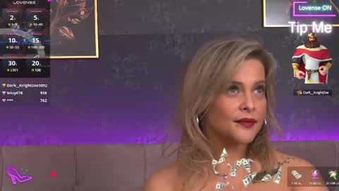 ZoeMesmerize online show from March 12, 6:40 am